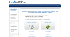 Desktop Screenshot of caidadelpelo.org